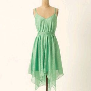Green HD in Paris Anthropologie Dress
